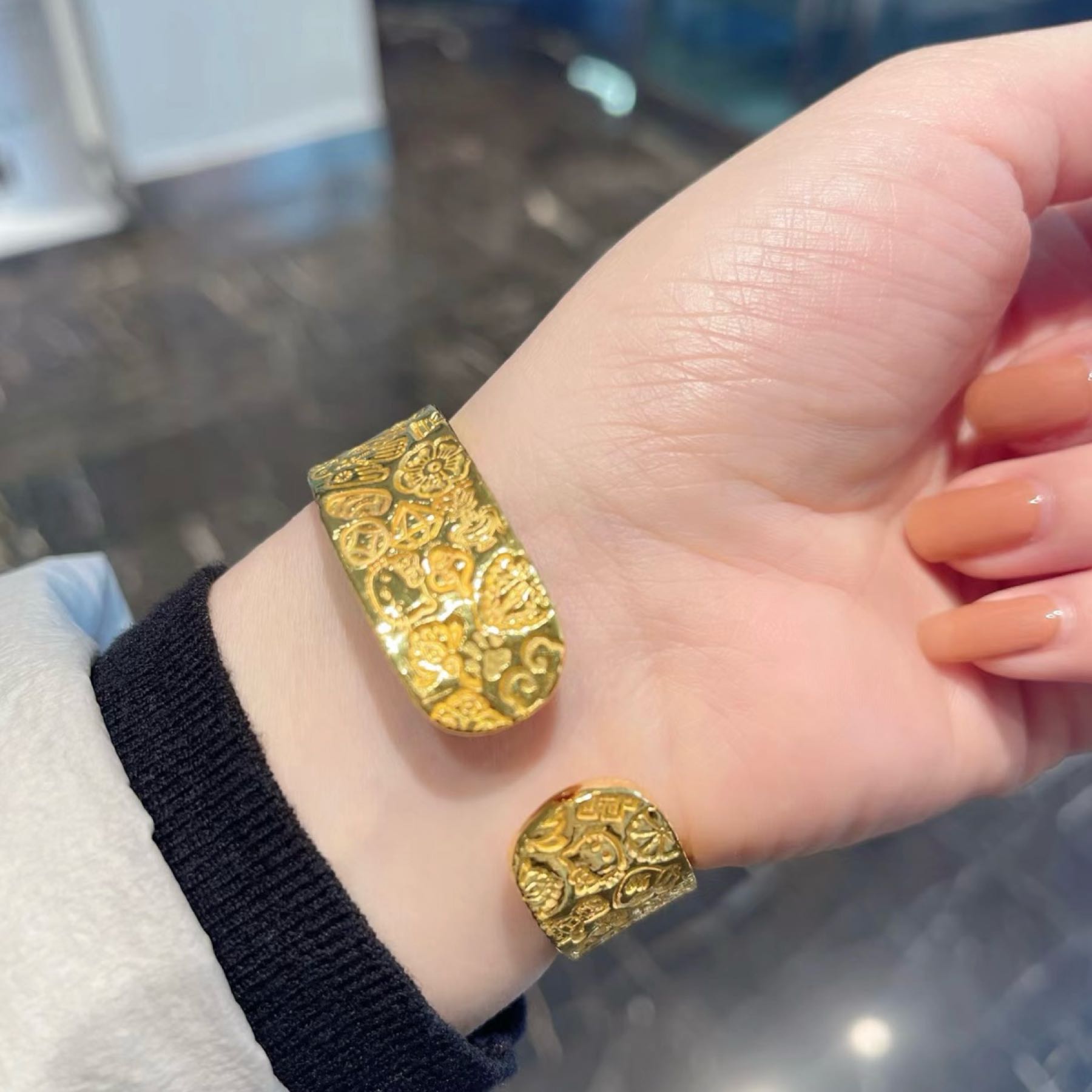 问金黄金(现场加工定制零损耗)