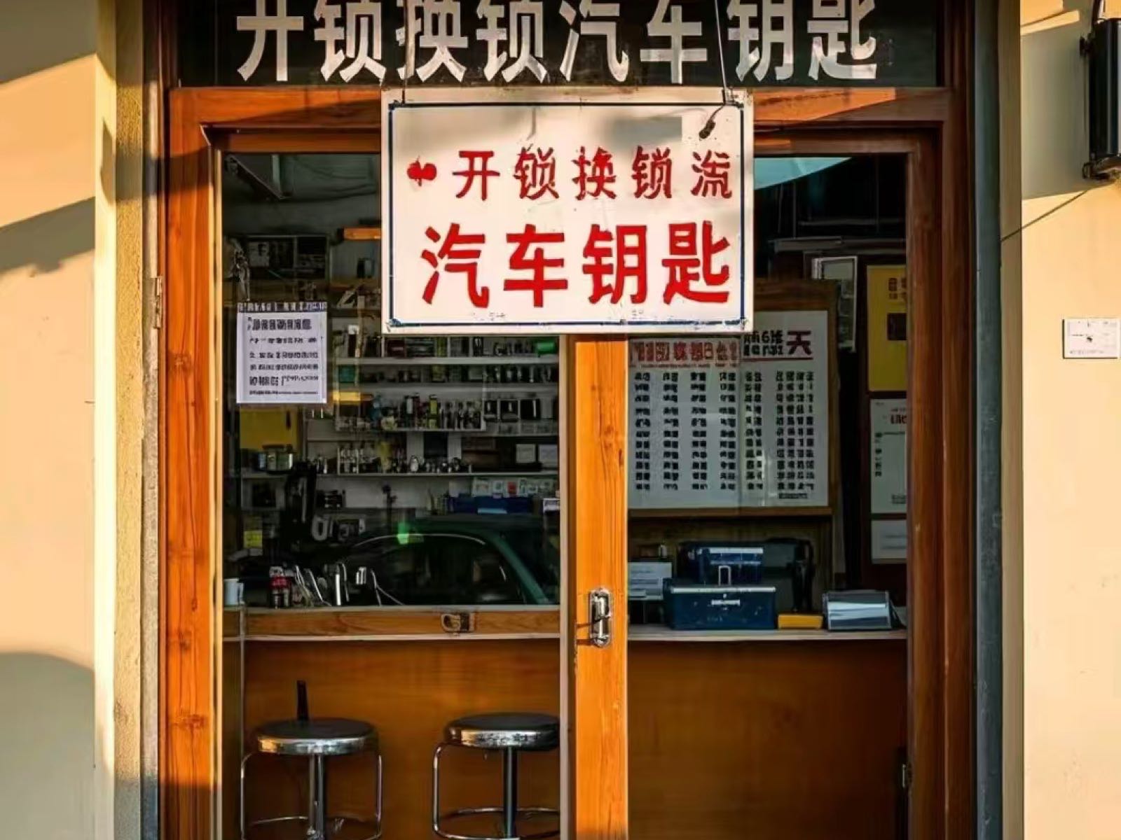 开锁换锁汽车钥匙(中海国际店)