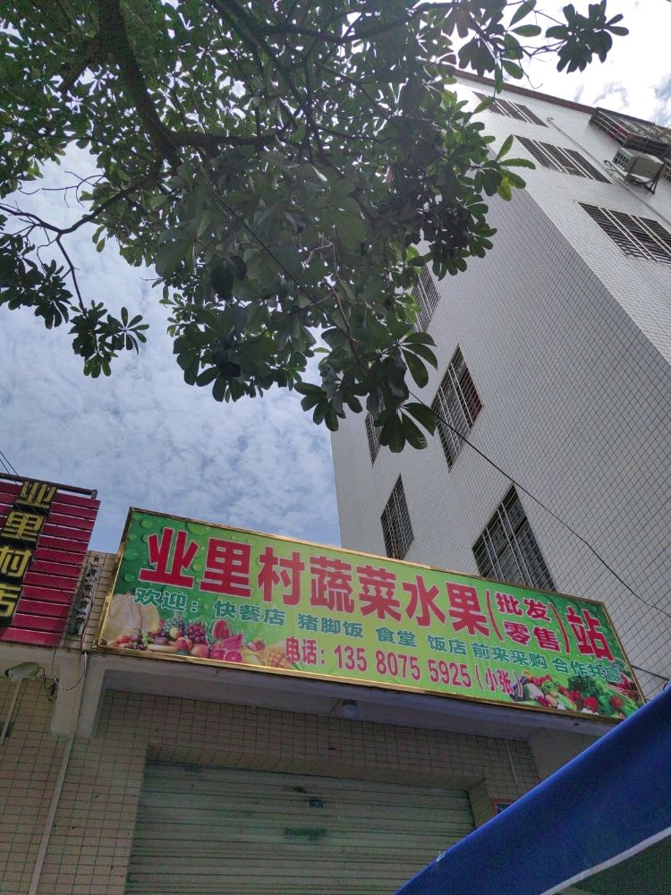 业里村蔬菜水果批发零售站