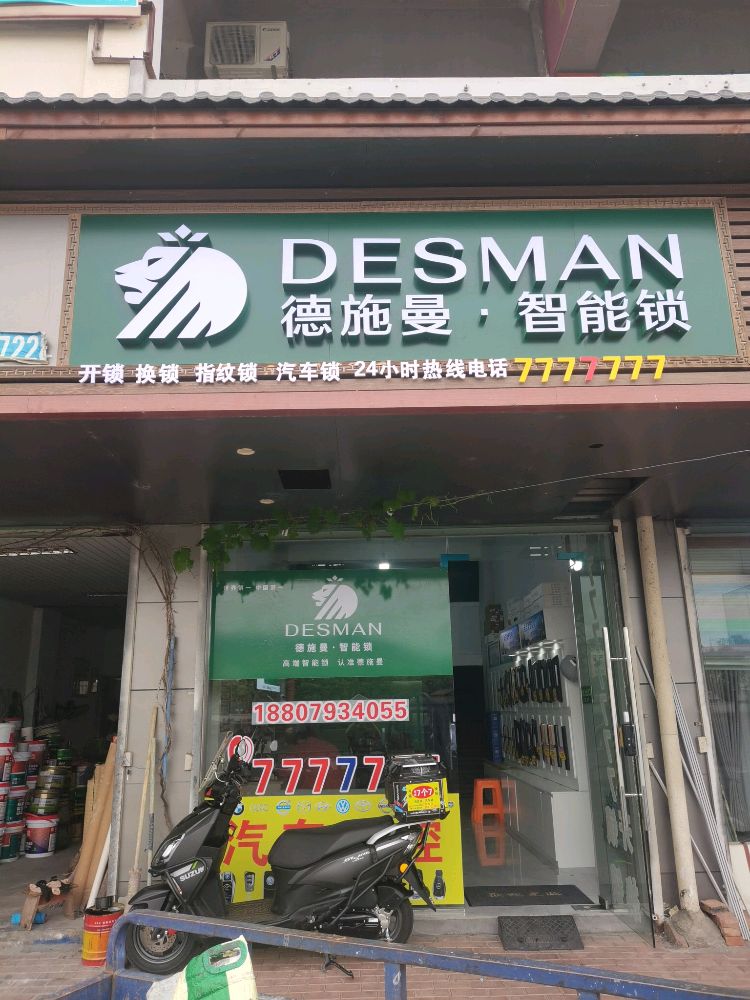 德施曼智能锁开锁换锁(洎水东路店)
