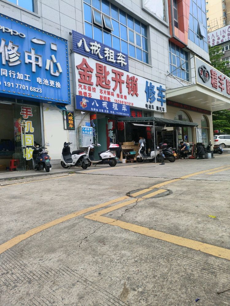 金匙开锁配汽车钥匙(奥龙商厦店)