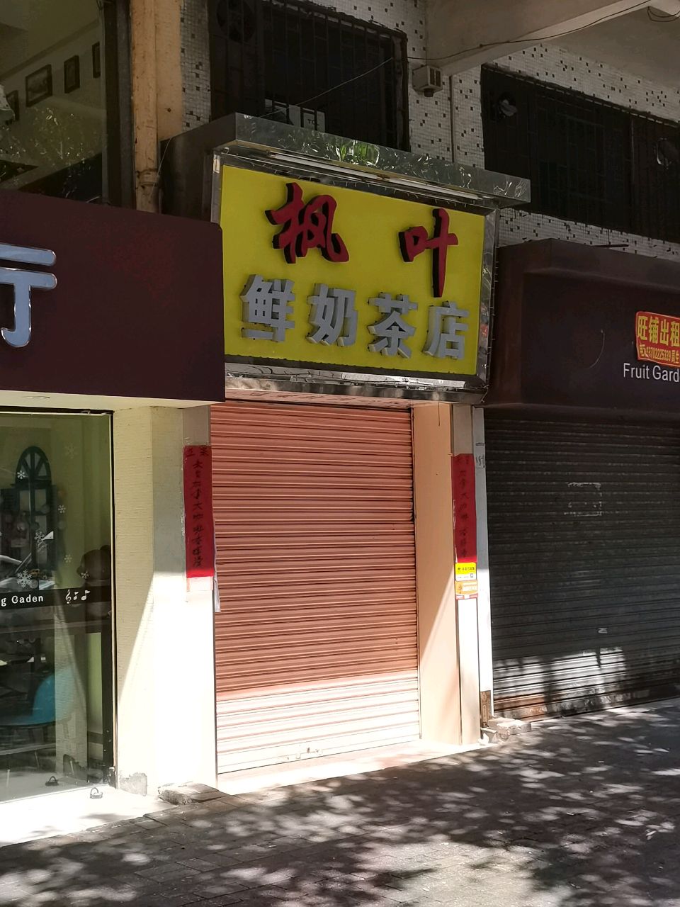 枫叶鲜奶茶店