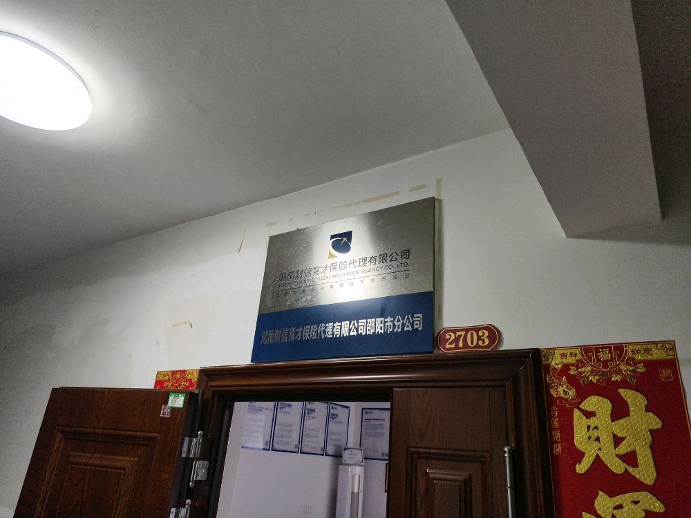 湖南财信育才保险代理有限公司邵阳市分公司