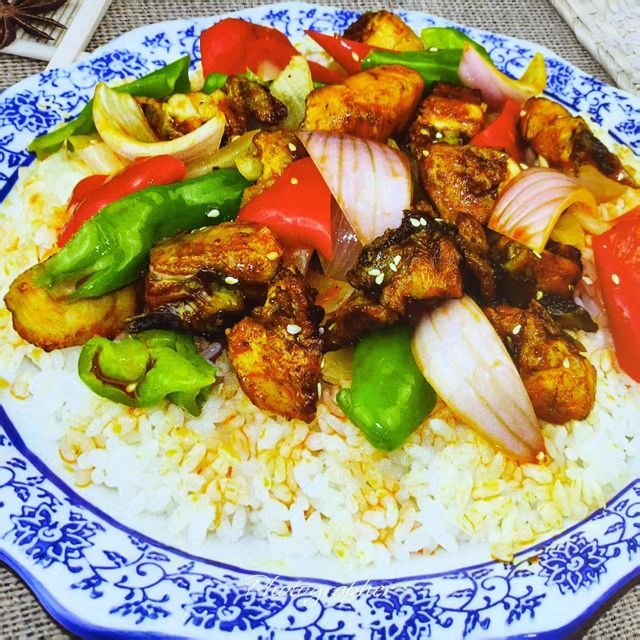 清真兰州拉面手抓羊肉美食