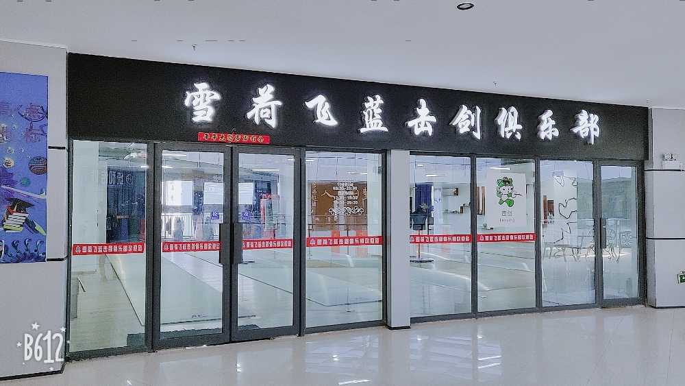 雪荷飞蓝击剑马俱部