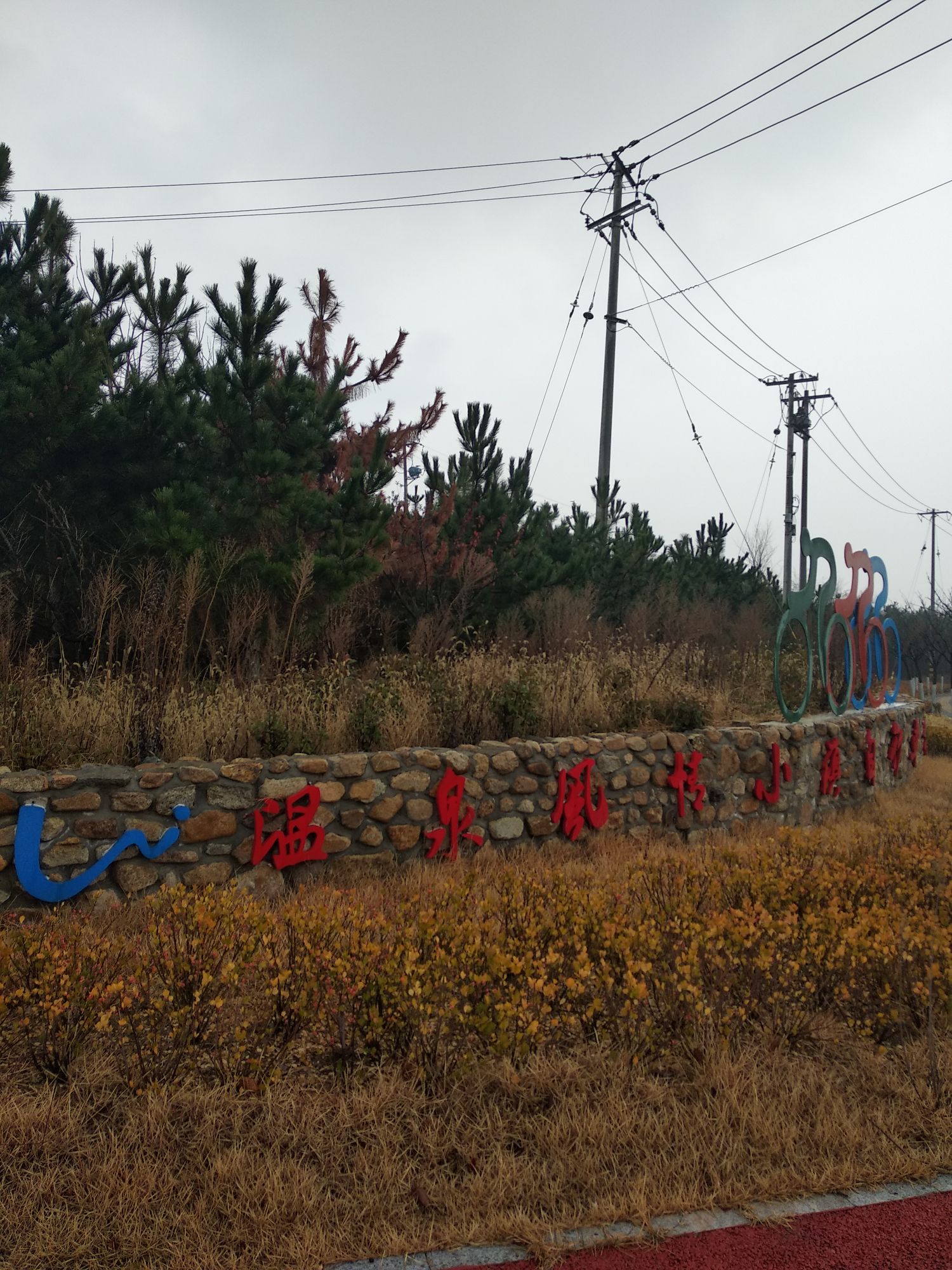 温泉风情小镇自行车花园