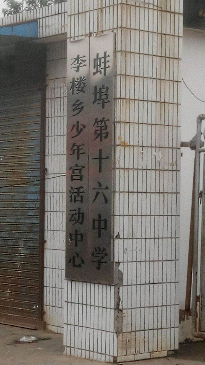 安徽省蚌埠十六中学-东门