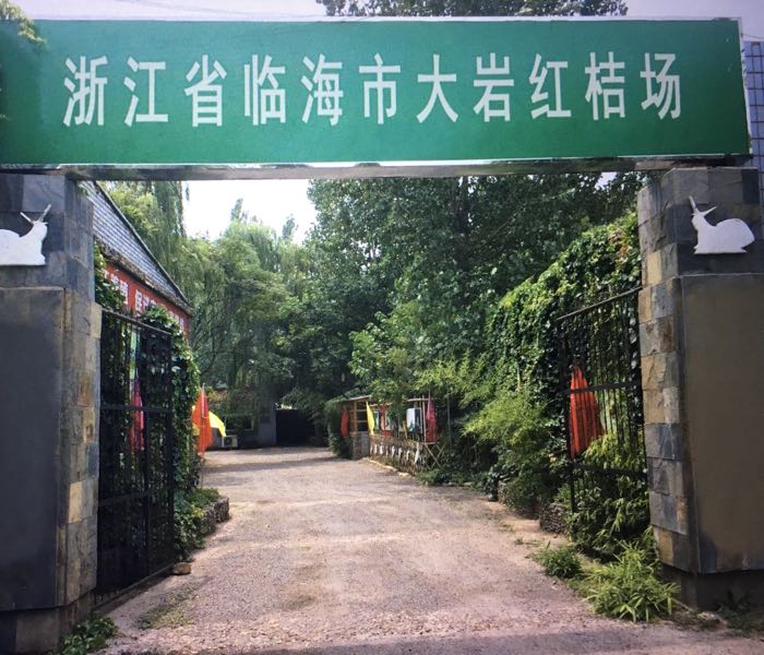 浙江省临海市大岩红桔场