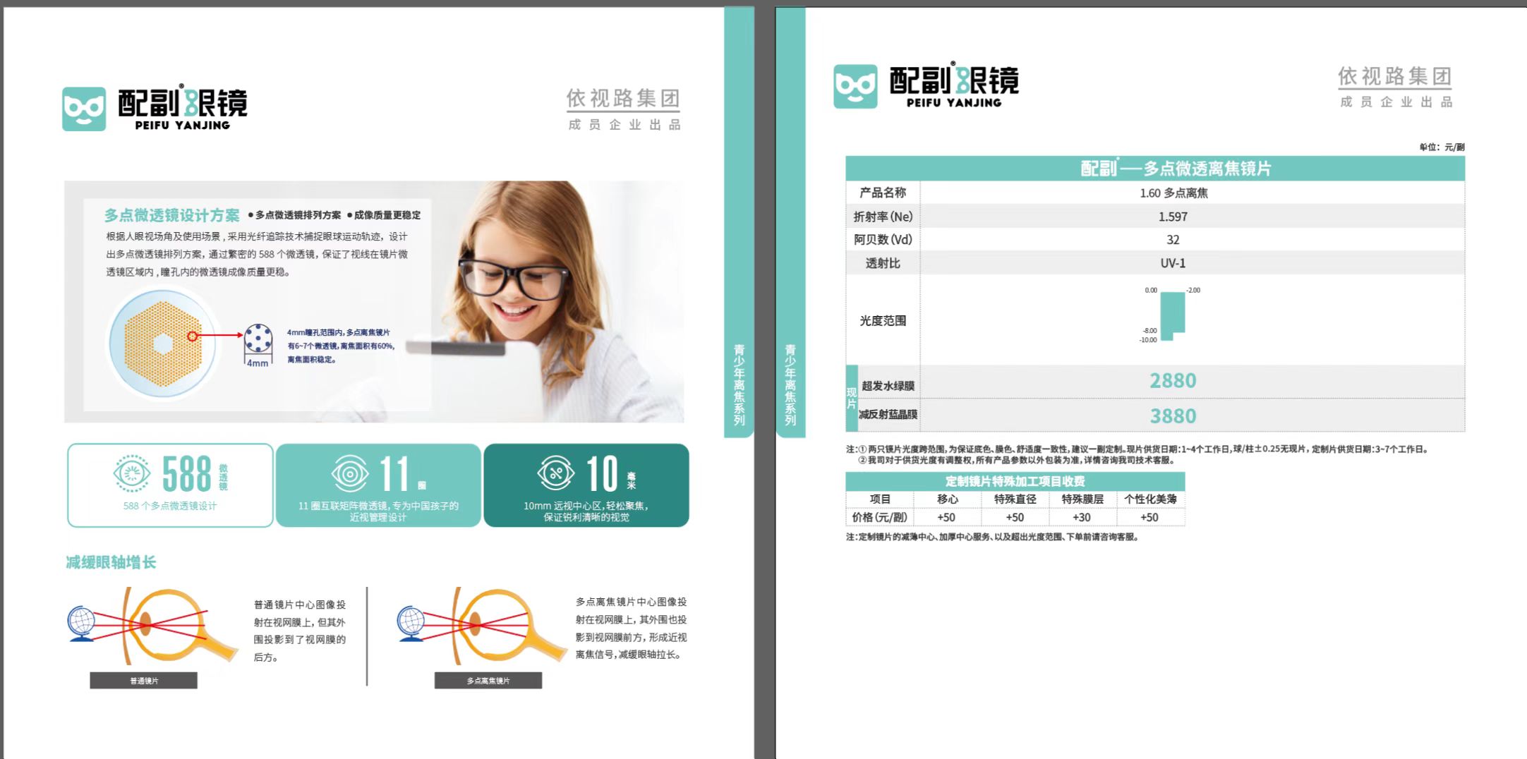 配副眼镜(朝阳路百大购物中心店)